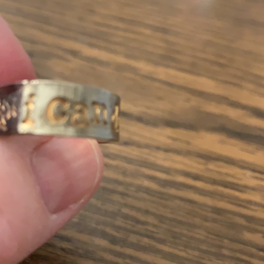 Alisa Michelle “I can do this” cuff ring - Picture 2 of 4